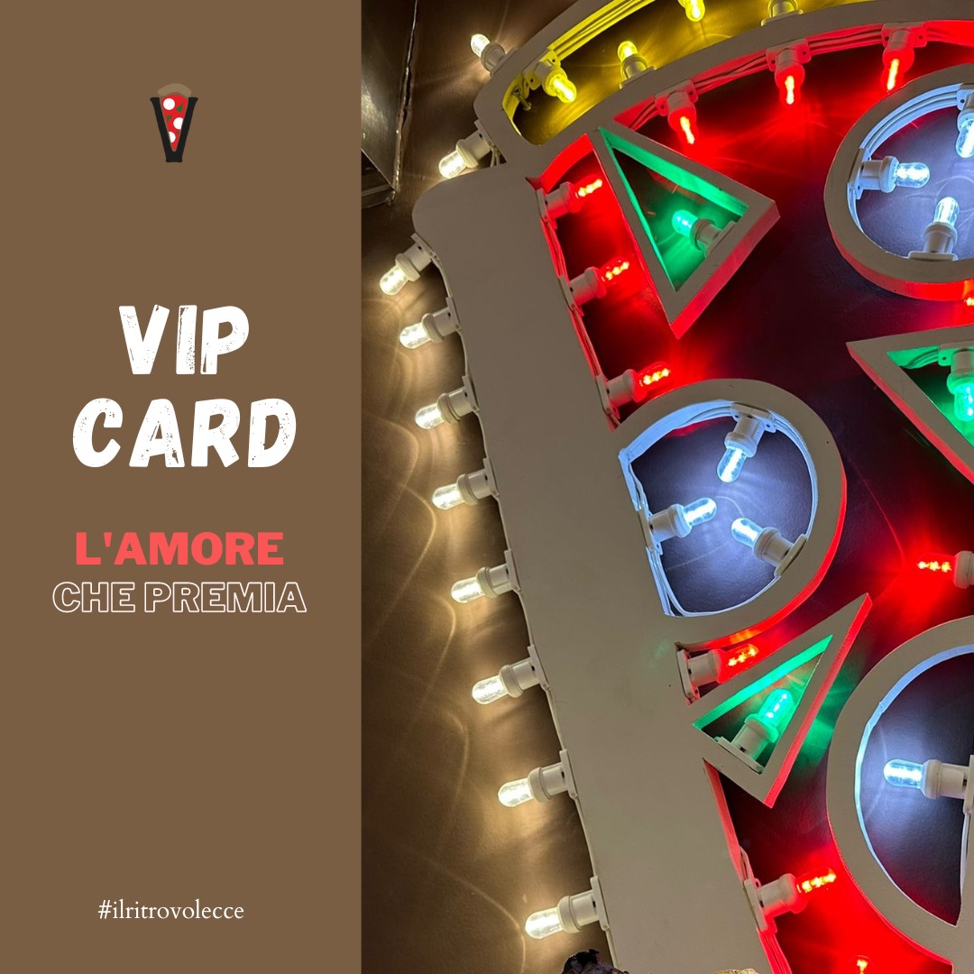 carta vip il ritrovo pizzeria